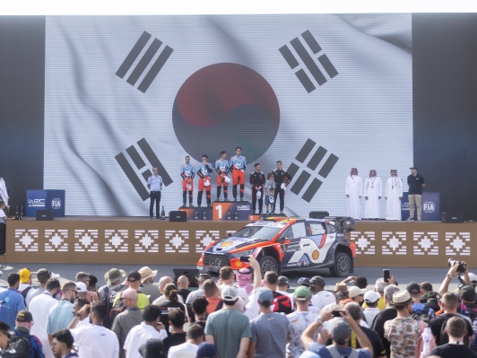 현대차 월드랠리팀, 2025 WRC 14라운드 사우디 아라비아 랠리 우승