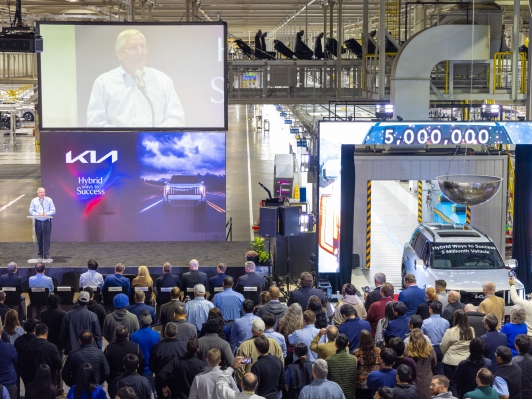 기아 조지아 생산법인, 올 뉴 텔루라이드 하이브리드 첫 생산 개시